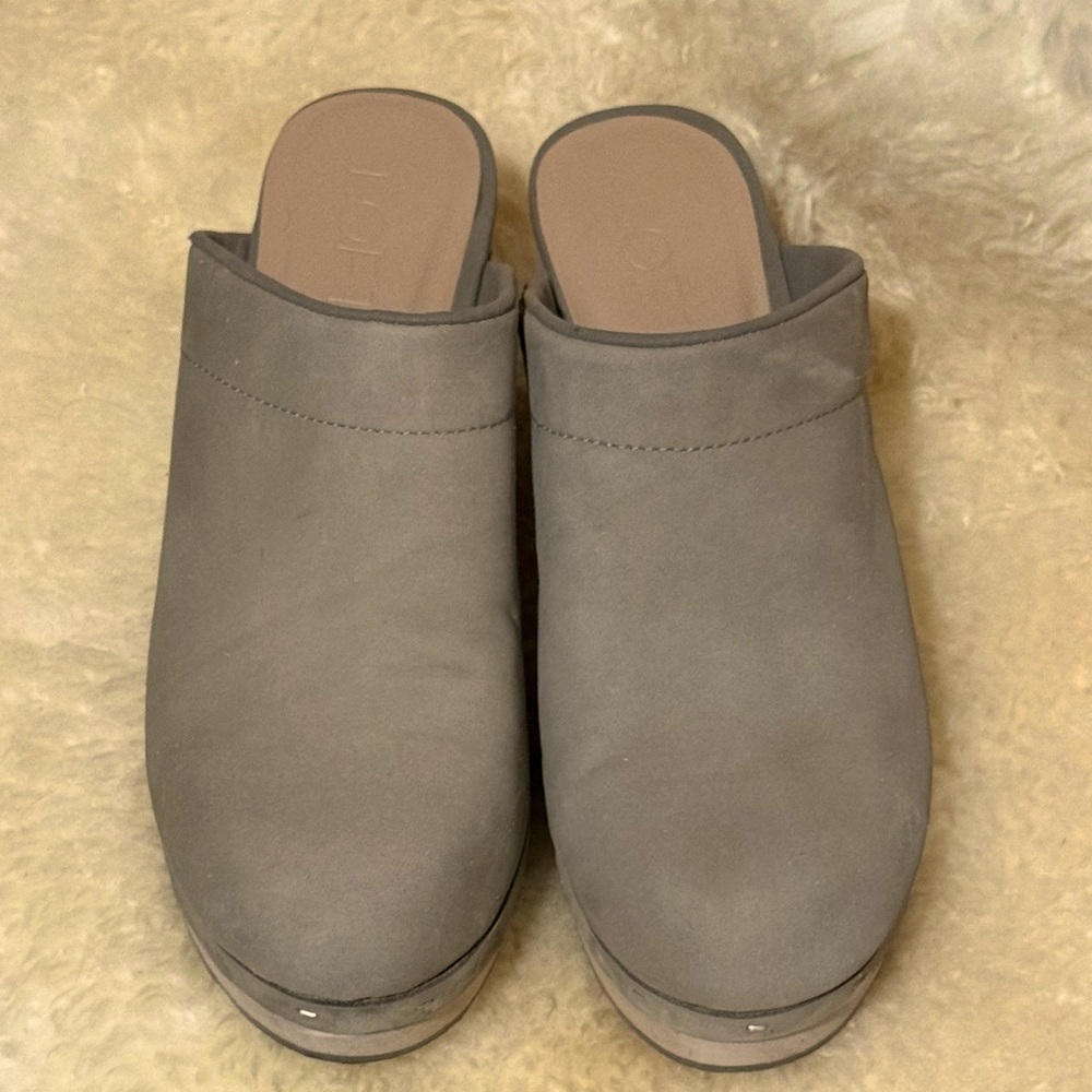 Loft Suede Clogs - image 6